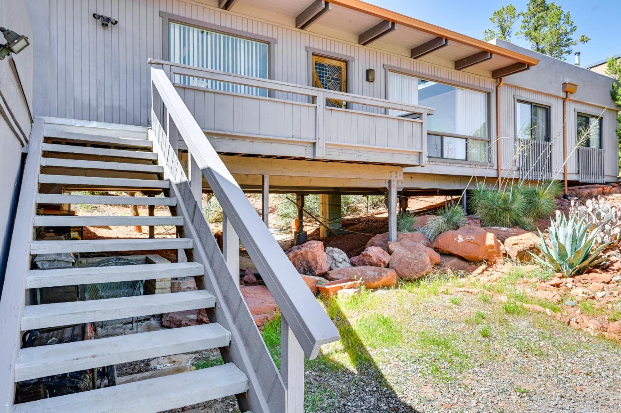 Sedona Red Rock Retreat Walk To Hiking Trails! Villa Exteriör bild